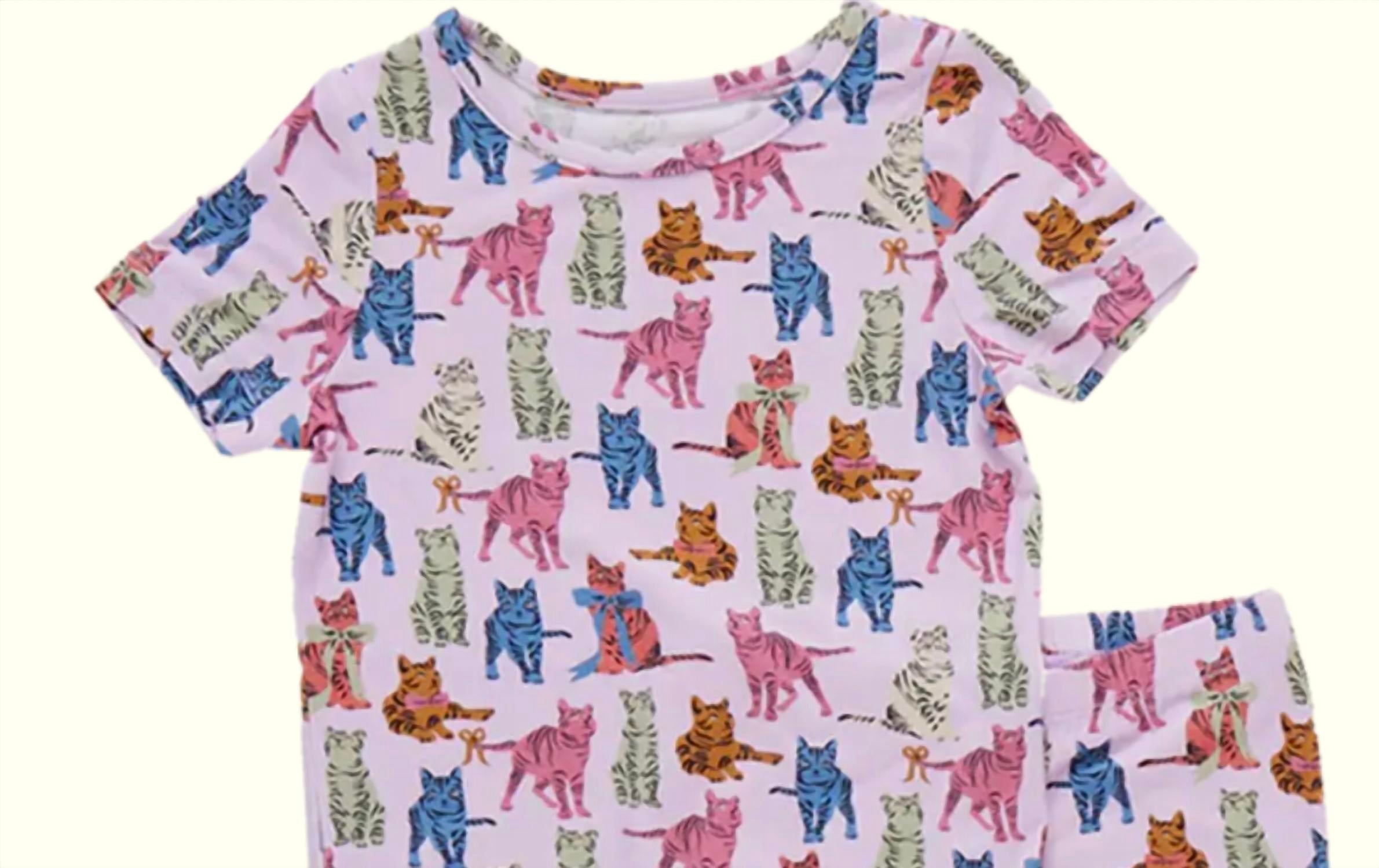 Pink Chicken - Girl's Bamboo Pj Set
