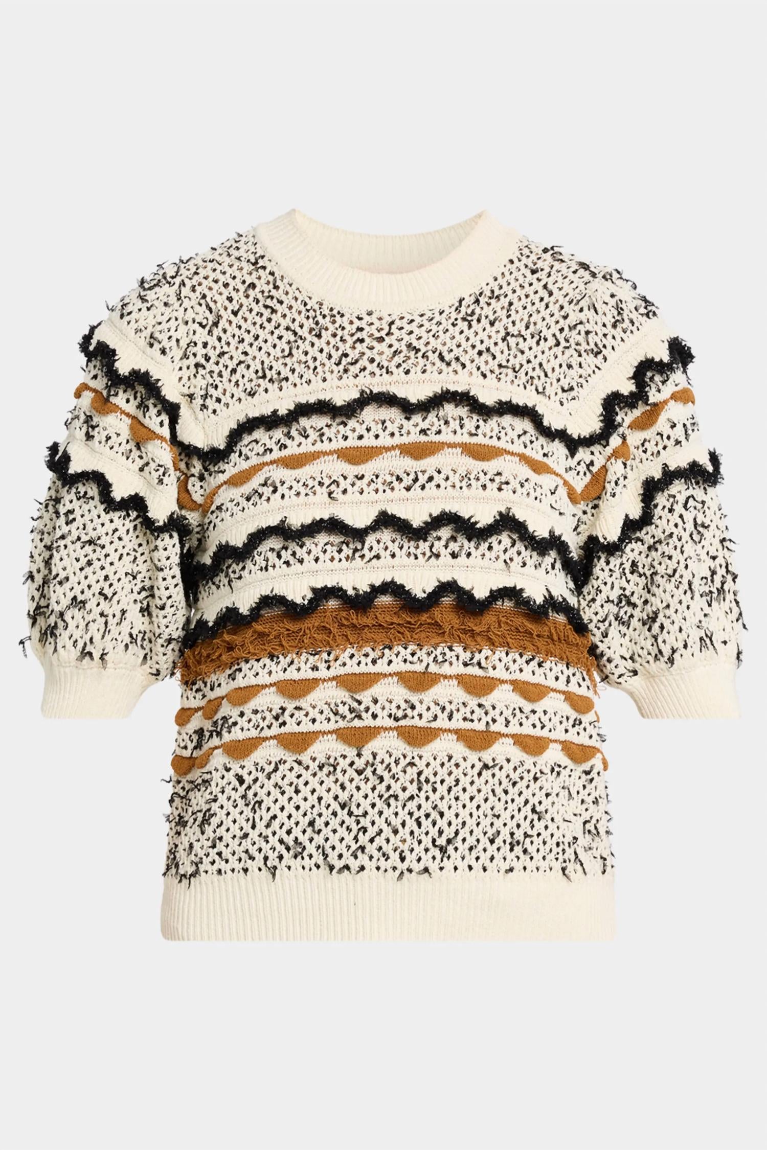 Ulla Johnson - Andira Short Sleeve Knit Top