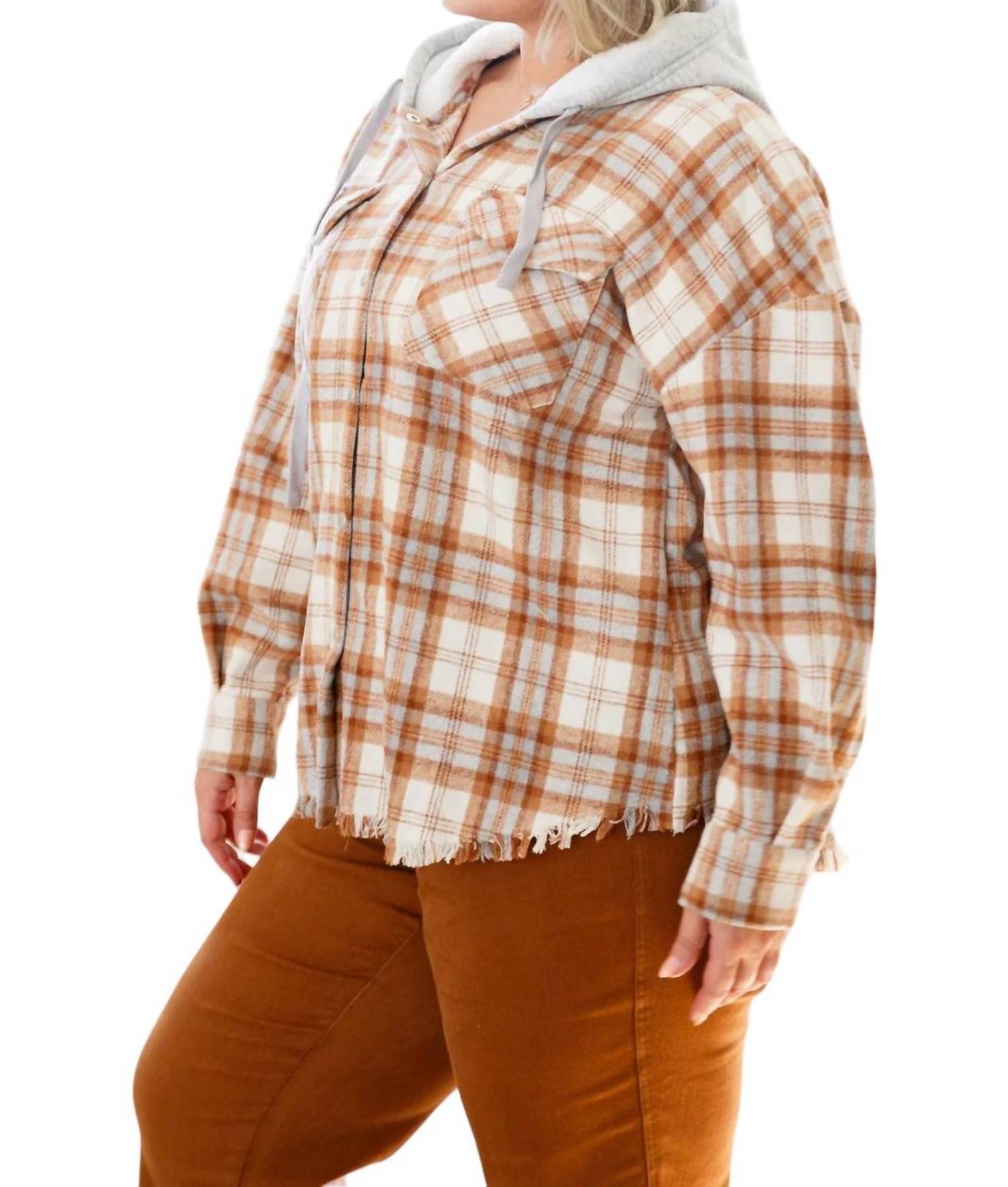 Very J - Best of the Best Hooded Shacket