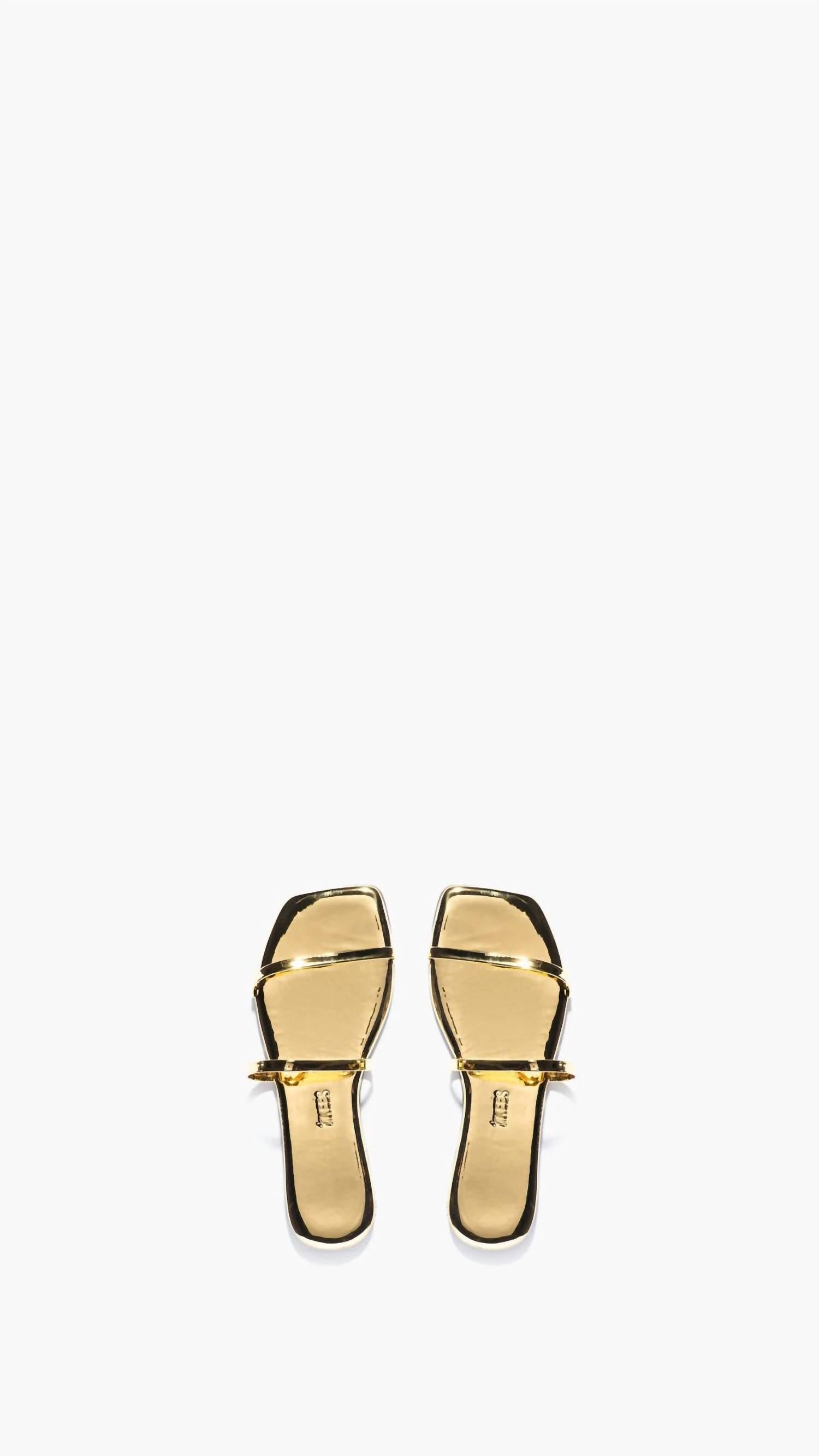 Tkees - Women's Gemma Square Toe Mirror Sandal