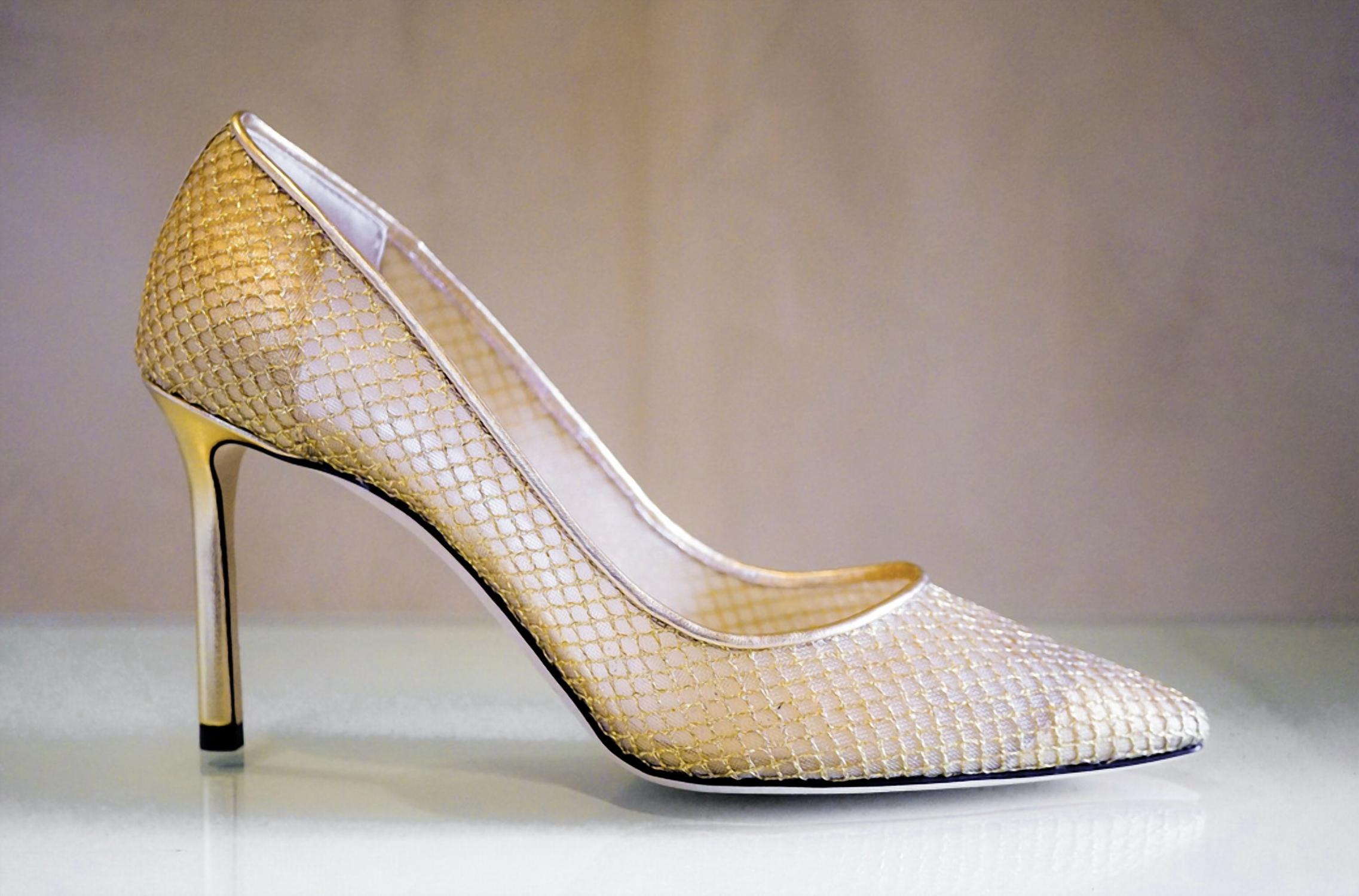 Jimmy Choo - Women's Romy 85 Patent Mesh Pumps
