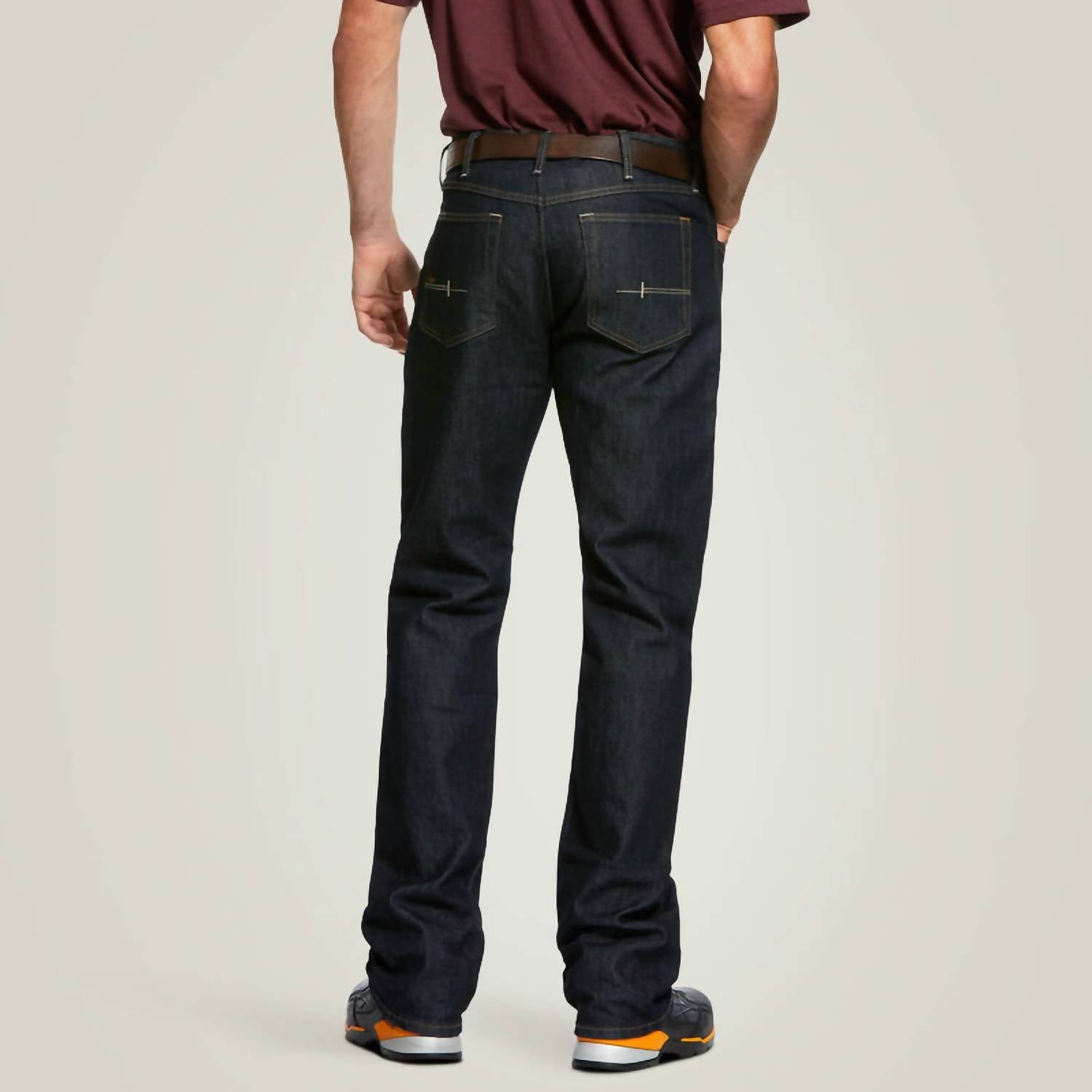 Ariat - Rebar M4 Relaxed Flannel-lined Boot Cut Jeans