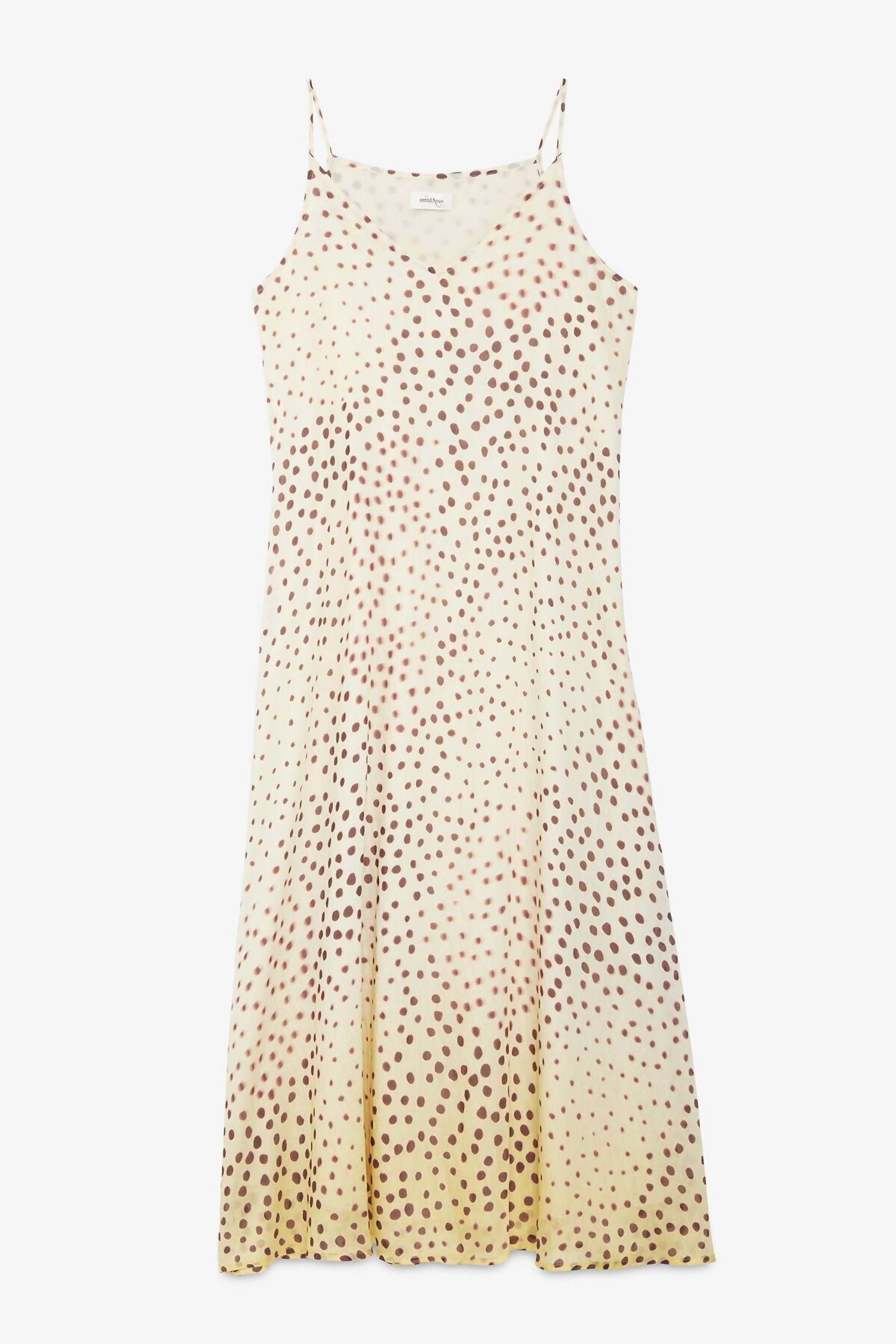 Ottod'Ame - Crossed Shoulder Straps Slip Long Dress