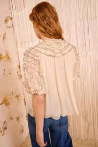 Ulla Johnson - Isolda Short Sleeve Blouse