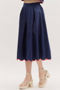 Entro - Totally Tulips Midi Skirt