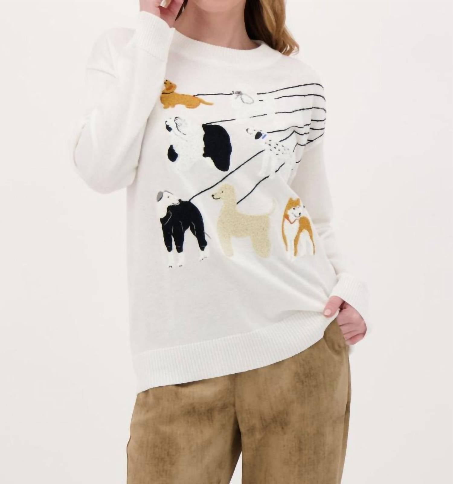 Gabby Isabella - Dogs Crewneck Sweater