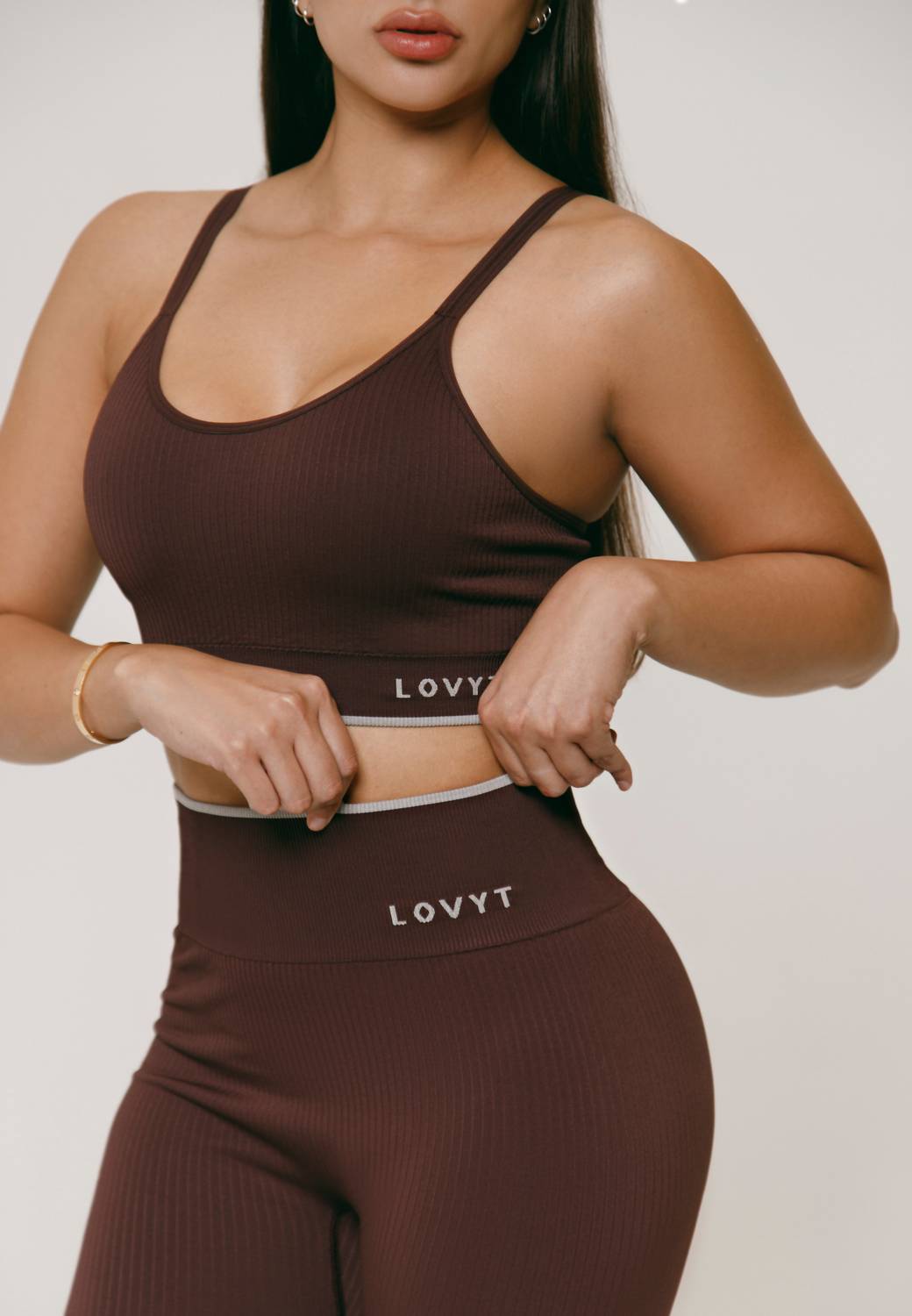 Lovyt - Nudes Rib Leggings