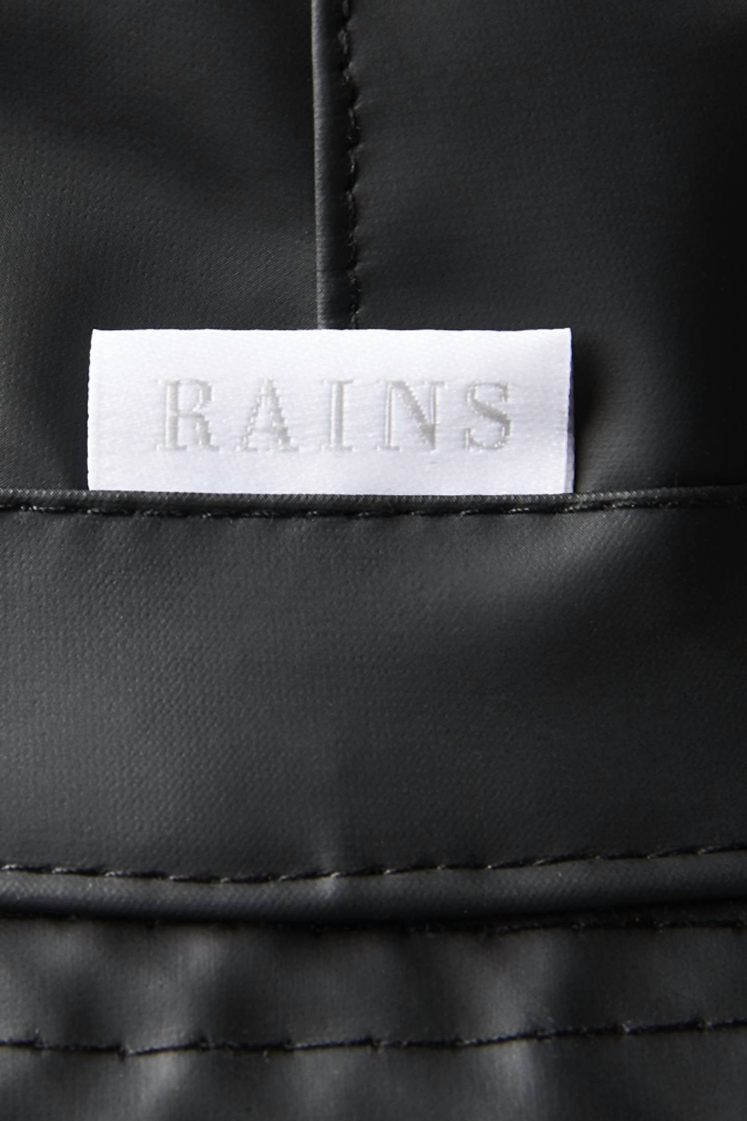 Rains Unisex Waterproof Bucket Hat in black - women's hat - detail view