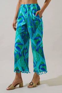 Sugarlips - Blissy Tropical Hanie Flare Pants