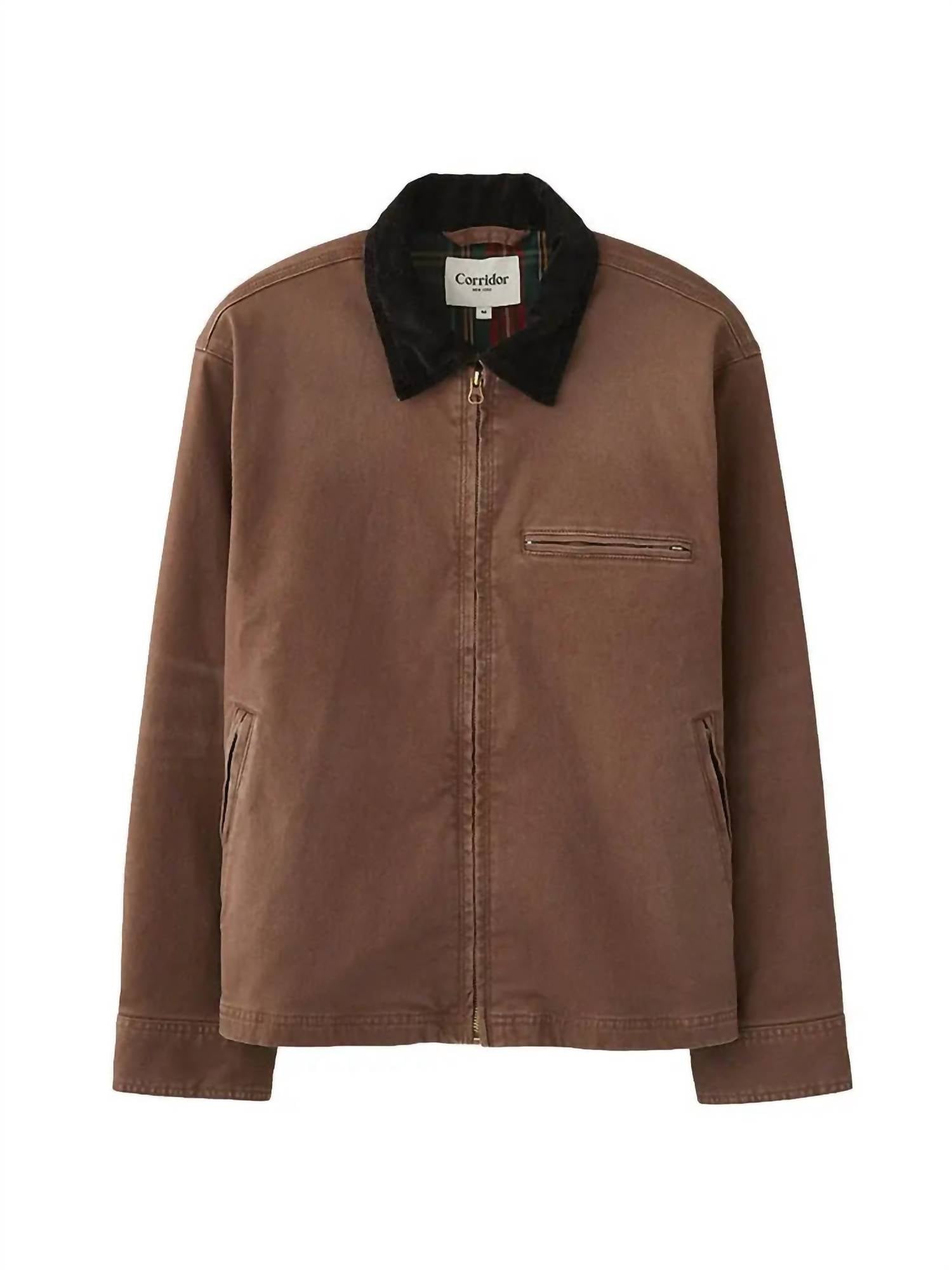 Corridor Utility Jacket in brown - men's jacket - view 4