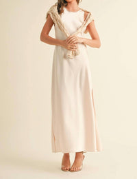 Miou Muse - Satin Midi Slip Dress