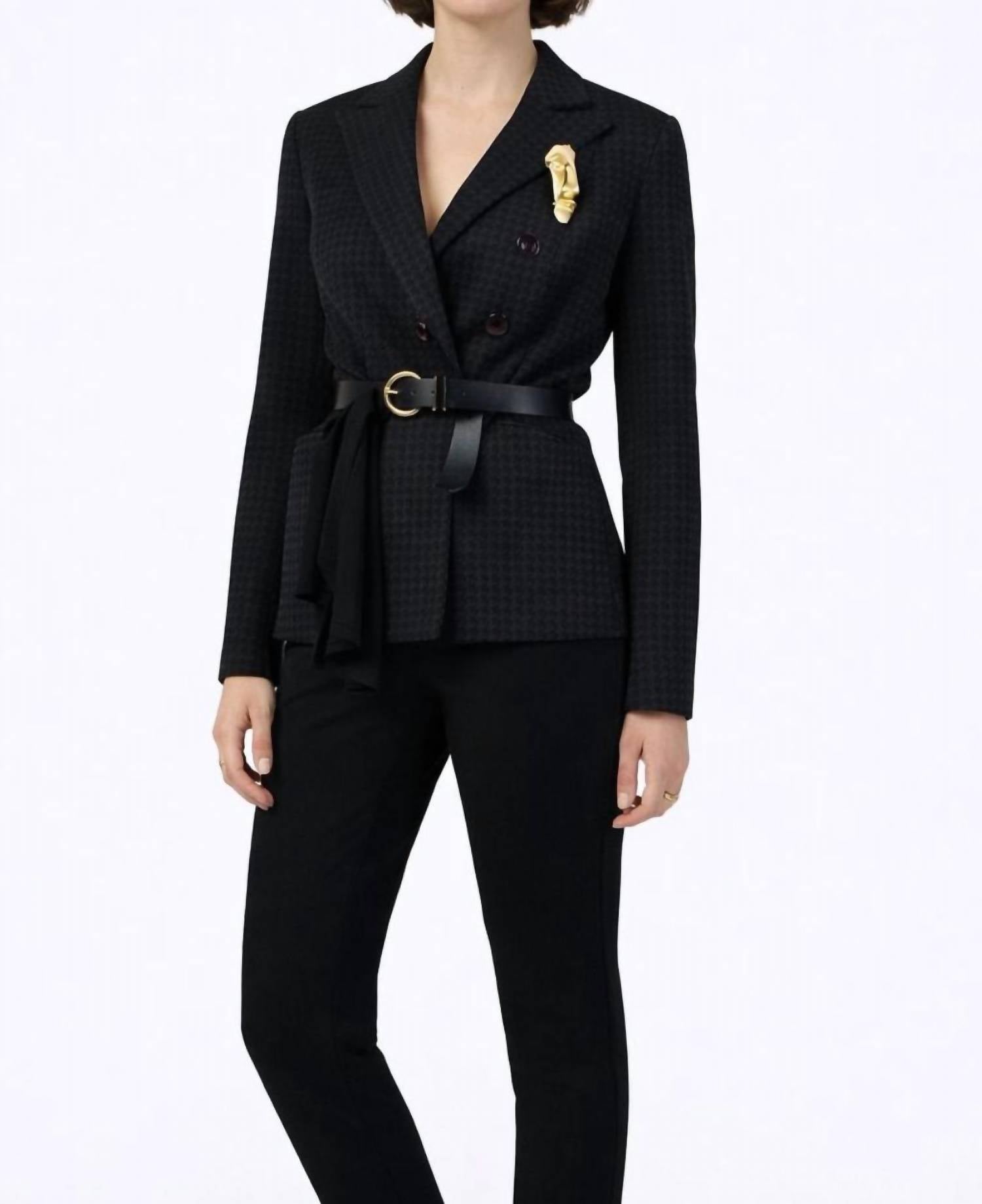 J'Envie/Eli - Classic Houndstooth Jacket