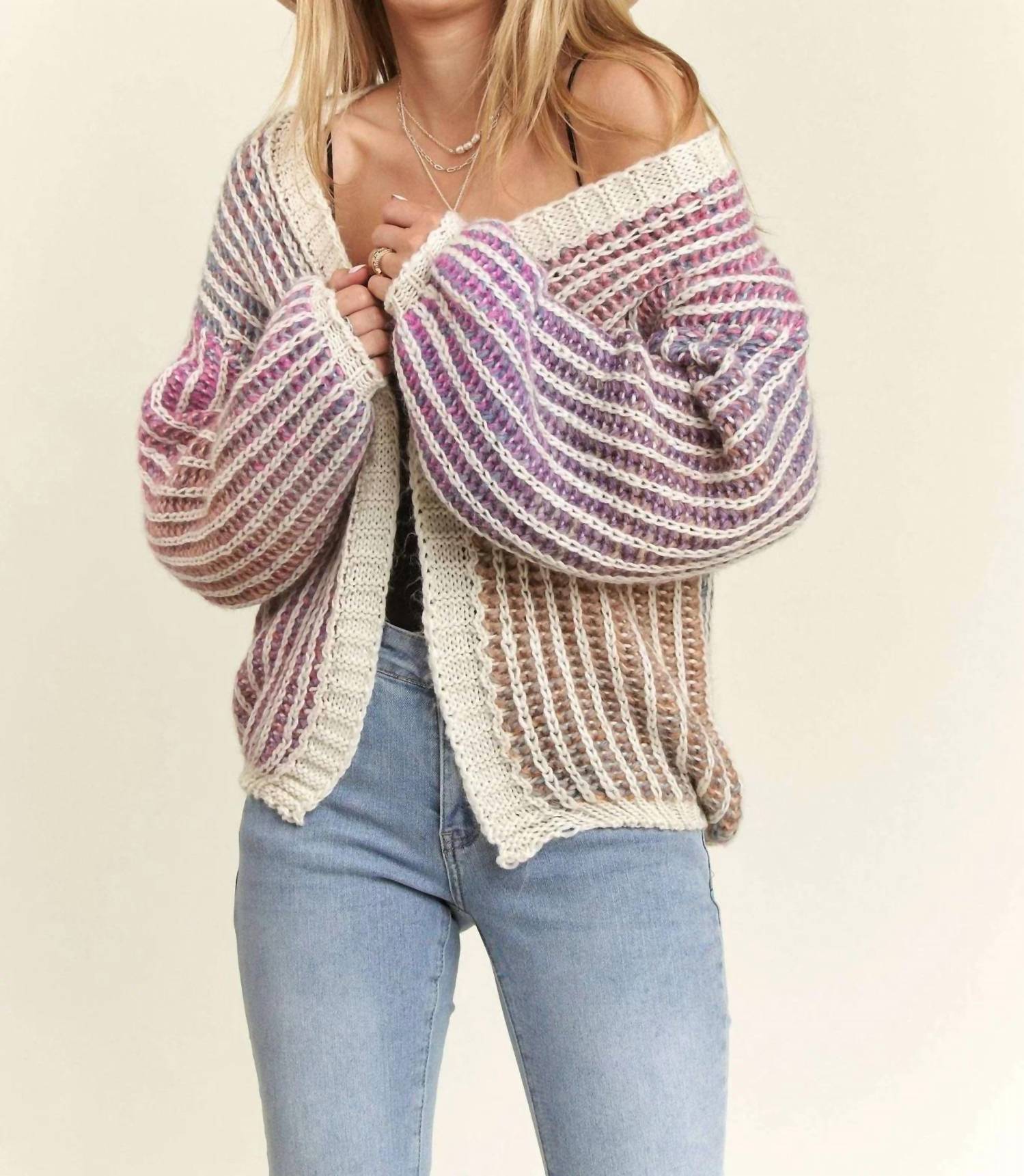 Madelyn - Ombre Sweater Cardigan