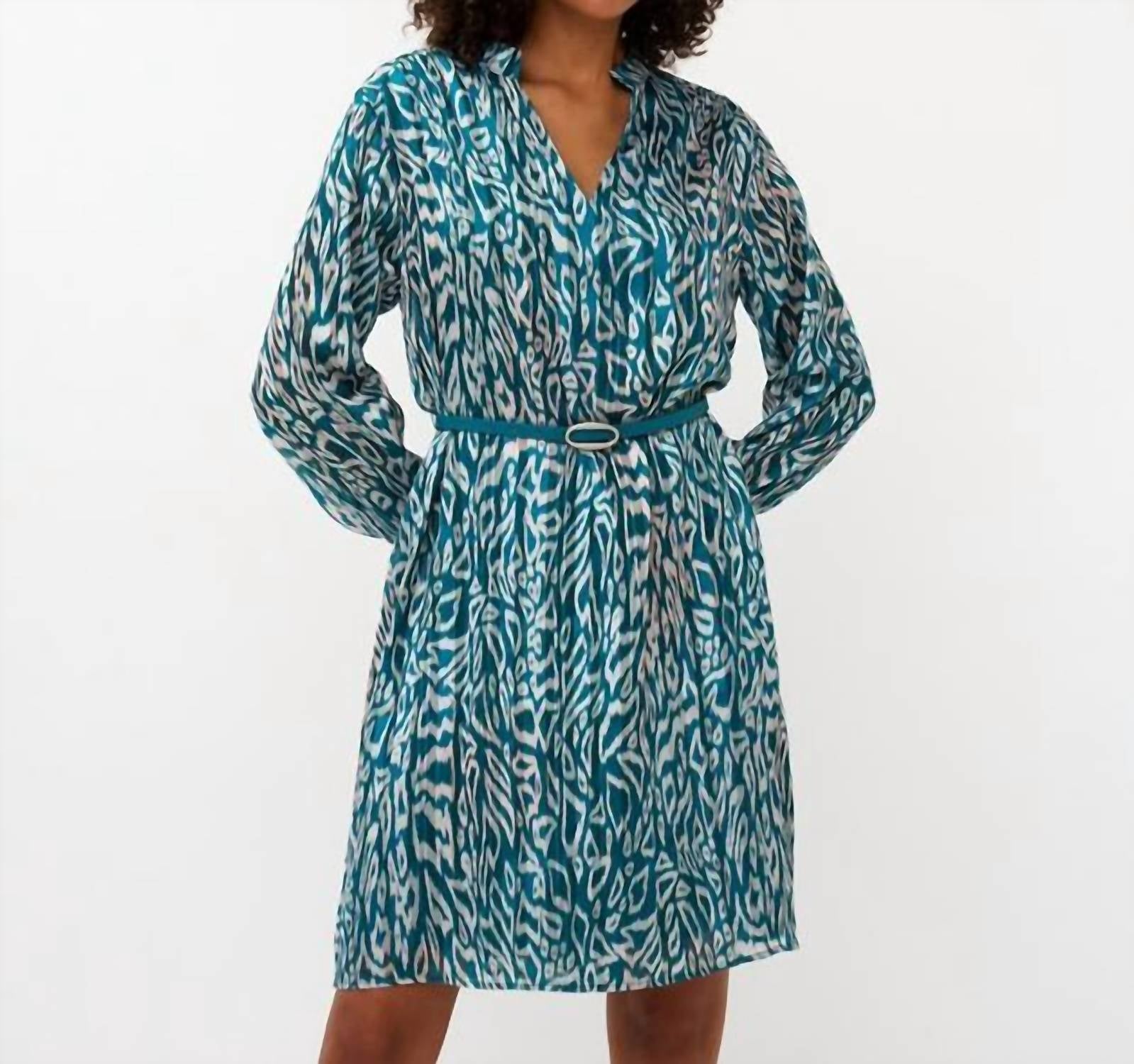 Esqualo - Long Sleeve Printed Dress