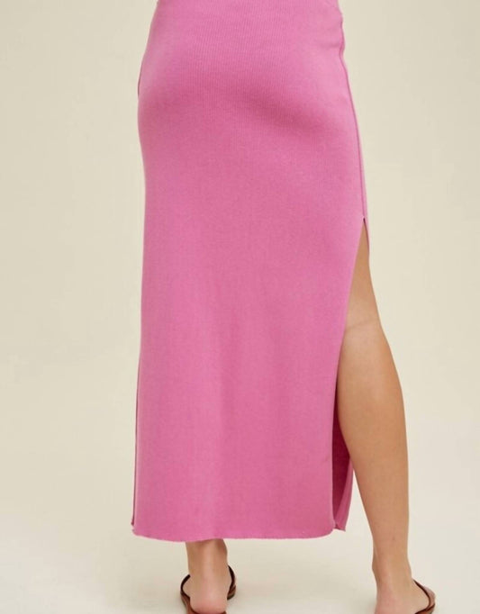 Wishlist - MOVE ALONG KNIT SKIRT