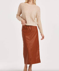 Another Love - Sari Sparkle Cable Knit Sweater