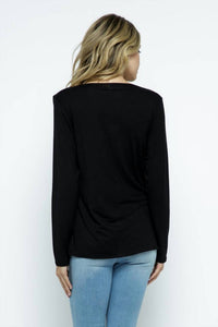 Ellis - Cowl Asymmetric Top