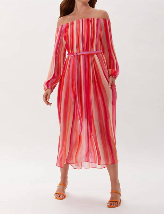 Ecru - Lawrence Off The Shoulder Dress