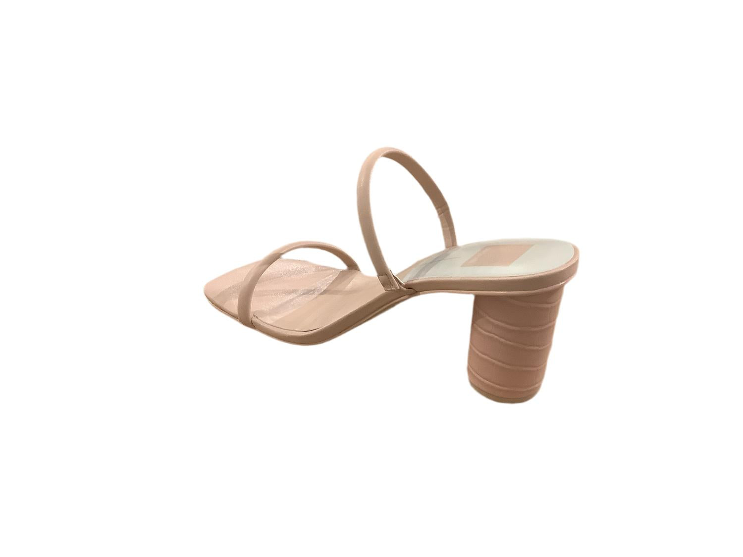 Dolce Vita Women's Noles Slip On Heels in cream stella - women's heels - detail view