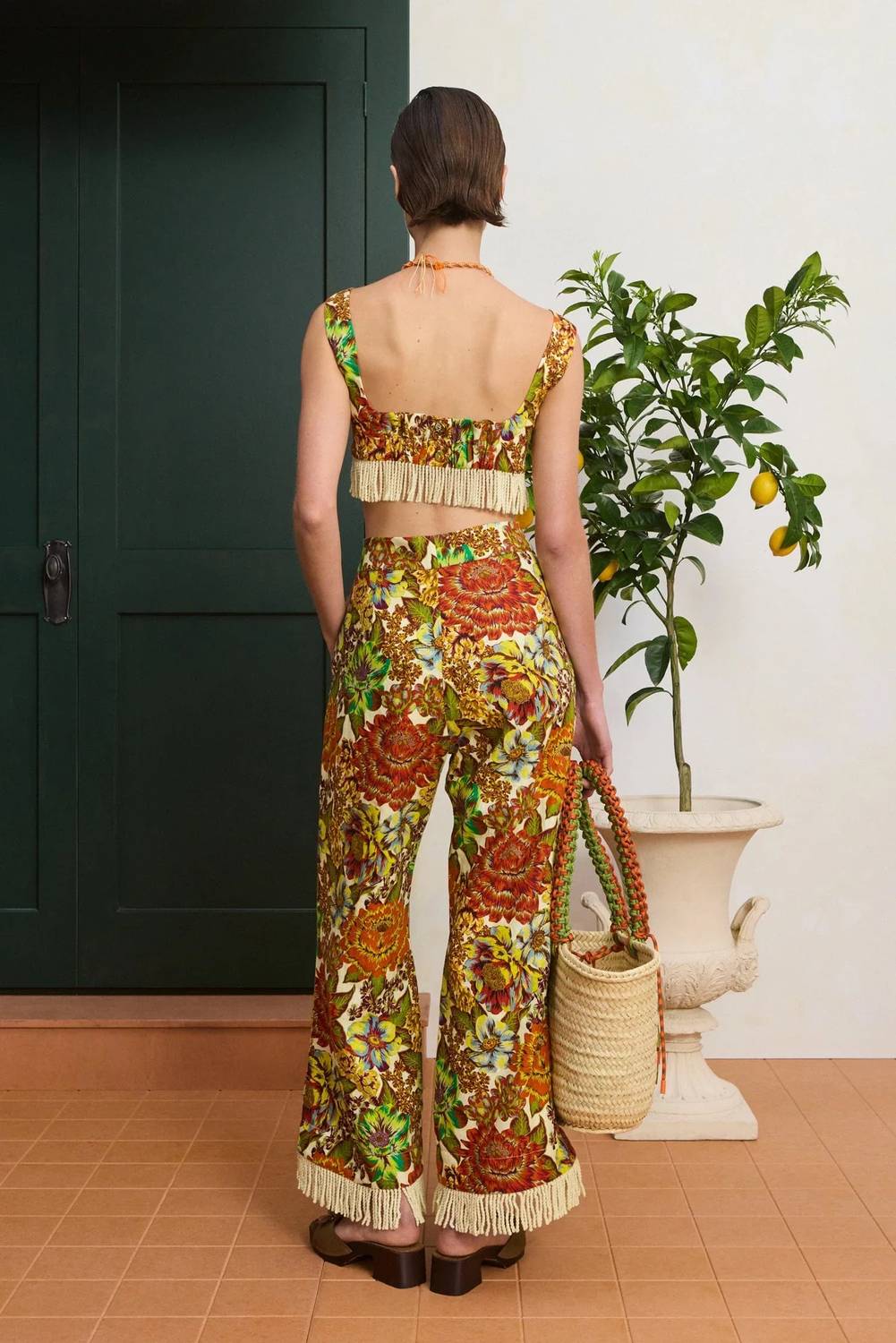 Alemais - Lana Floral Print Crop Top