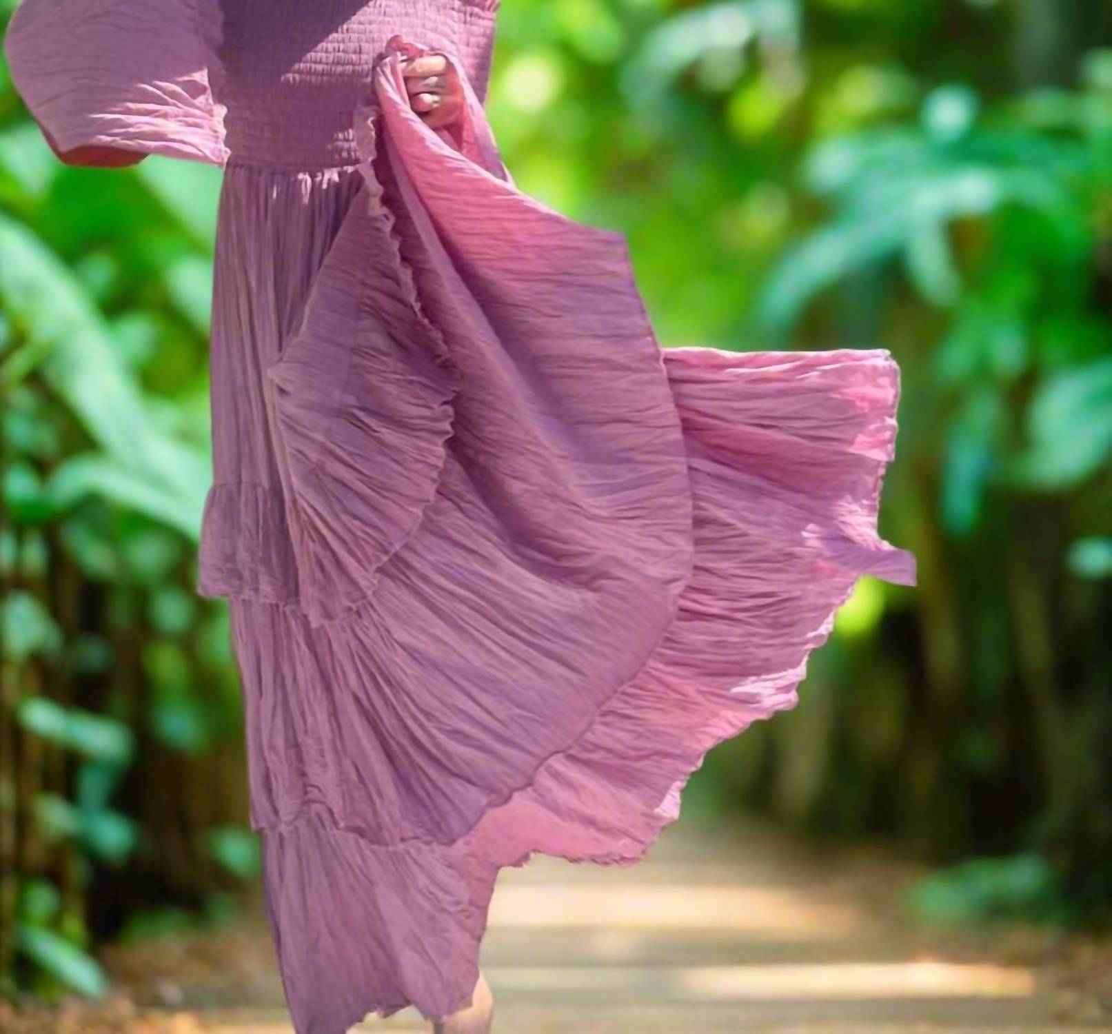 Zinnia Pearl - Women's Sexy Shoulders Maxi Dress