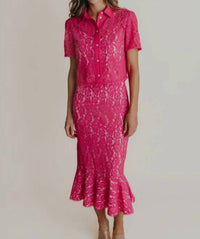 Laroque - Cece Lace Midi Skirt