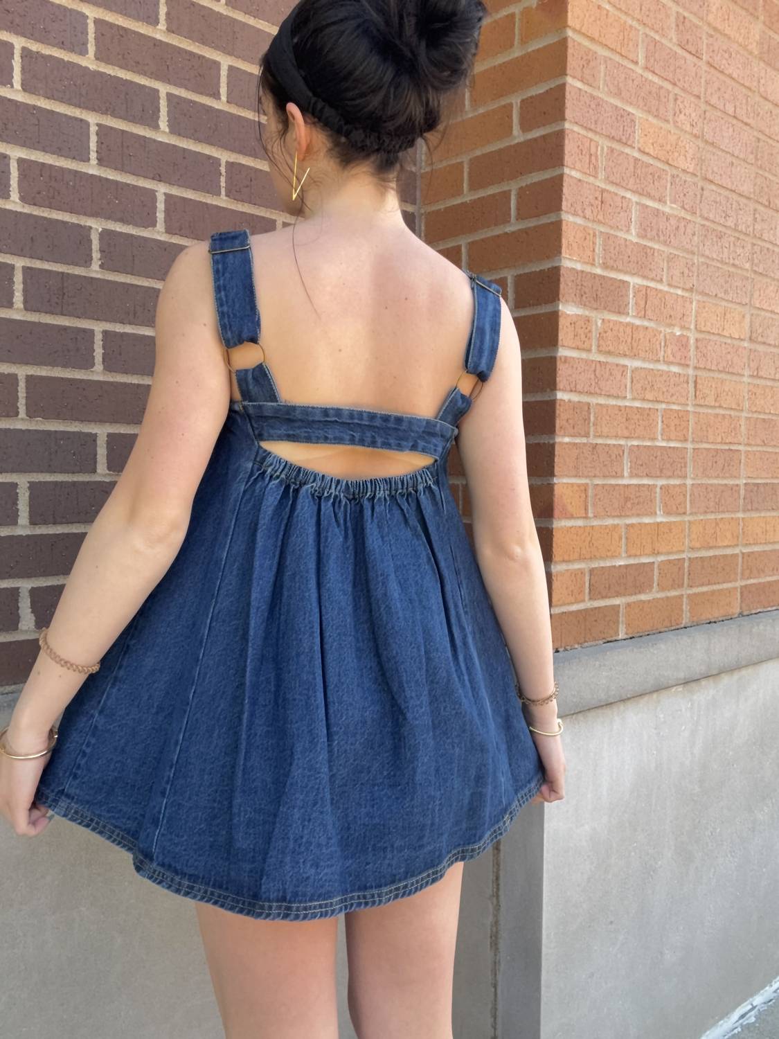 Free People - Katie Denim Tunic Dress