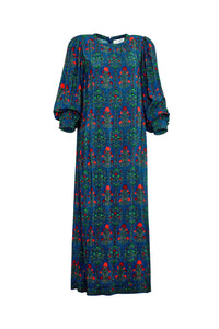 HUNTER BELL Crosby Midi Dress in midnight garden 1 - women's dress - view 7