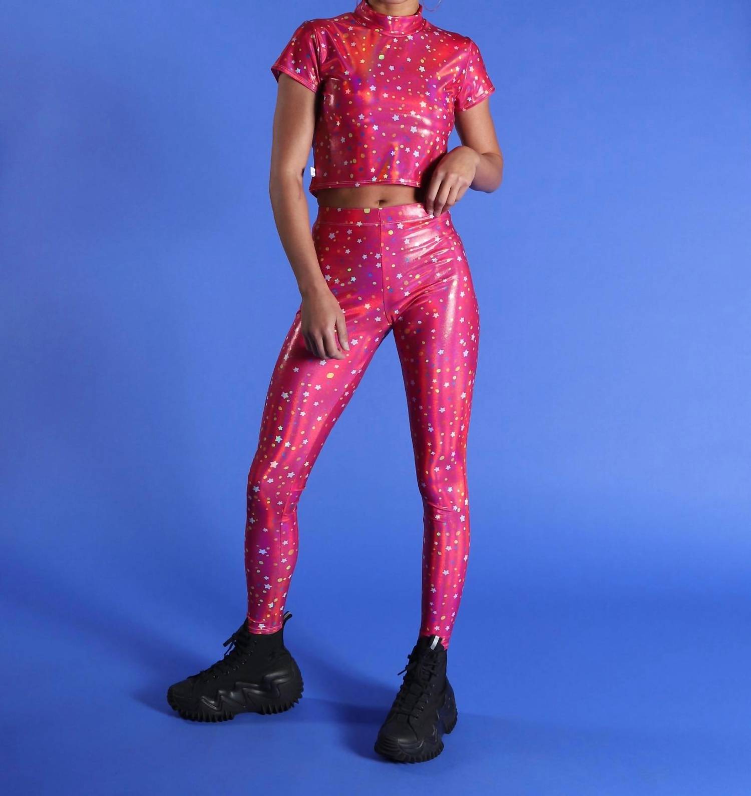 Pretty Snake - Galaxy Holo Crop Tee