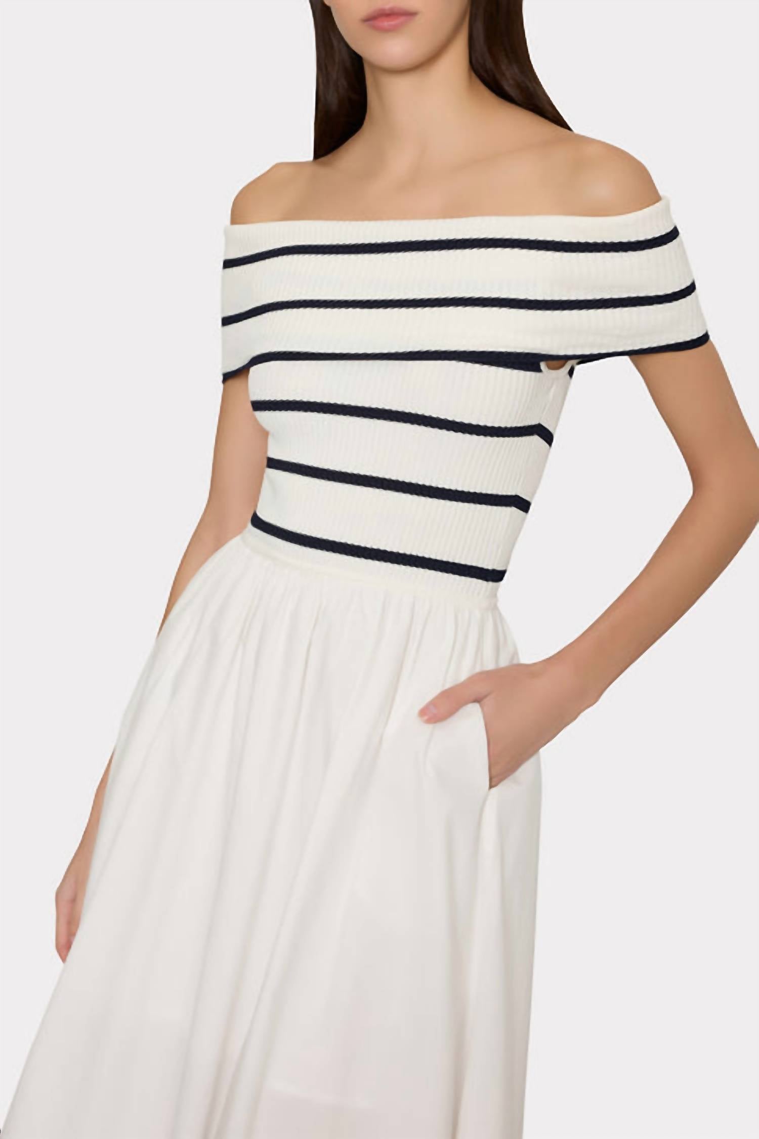 Milly - Ots Stripe Knit Dress