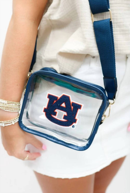 Capri Designs - Women's Auburn Varsity Patch Crossbody