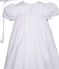 Little Things Mean a Lot Kid's Victorian Style Christening Baptism Gown in white - kids' dress - view 6