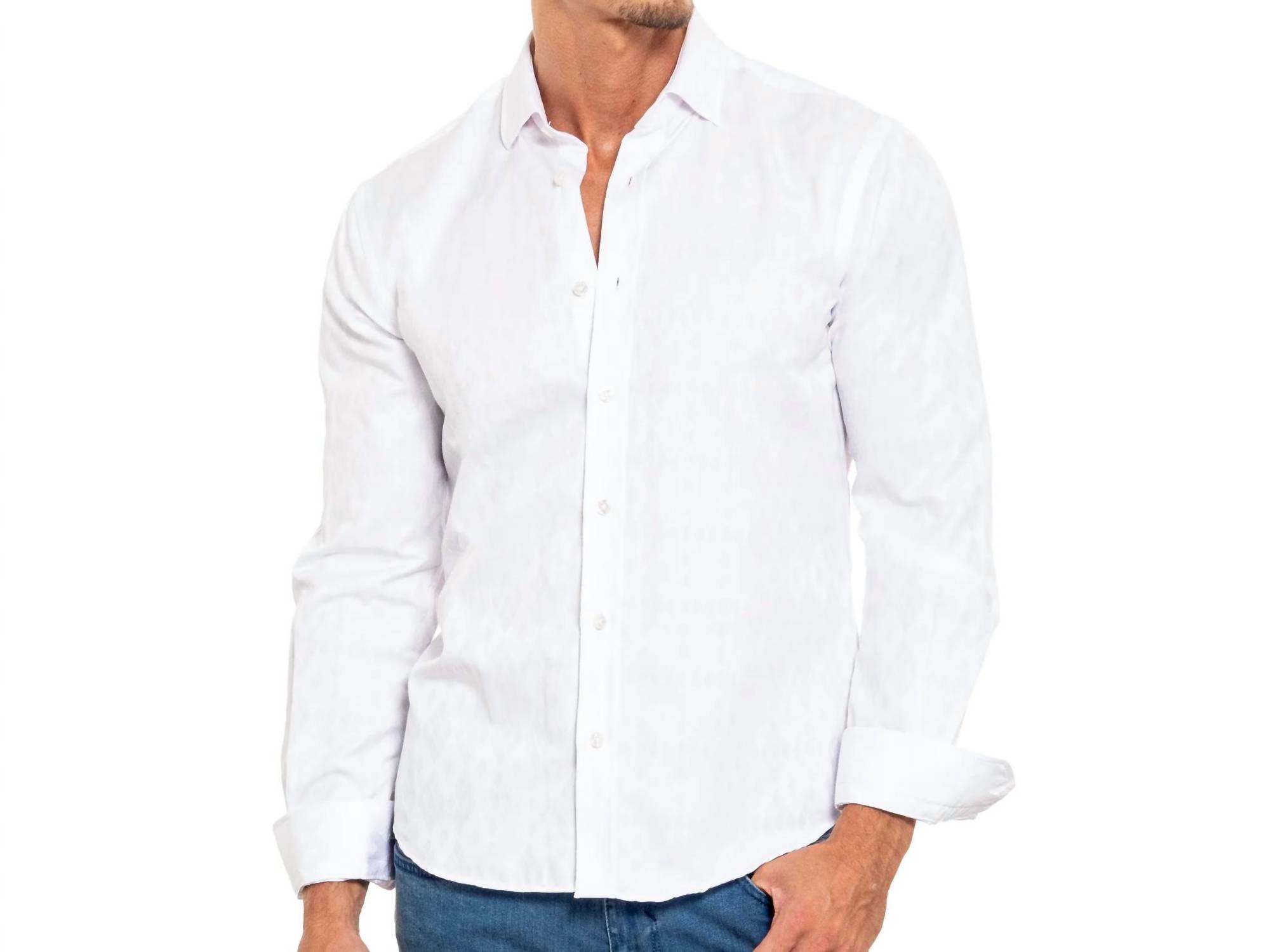 Eight X - Argyle Jacquard Button Down Shirt