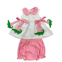 City Beautiful - Girls Alligator Bloomer Set