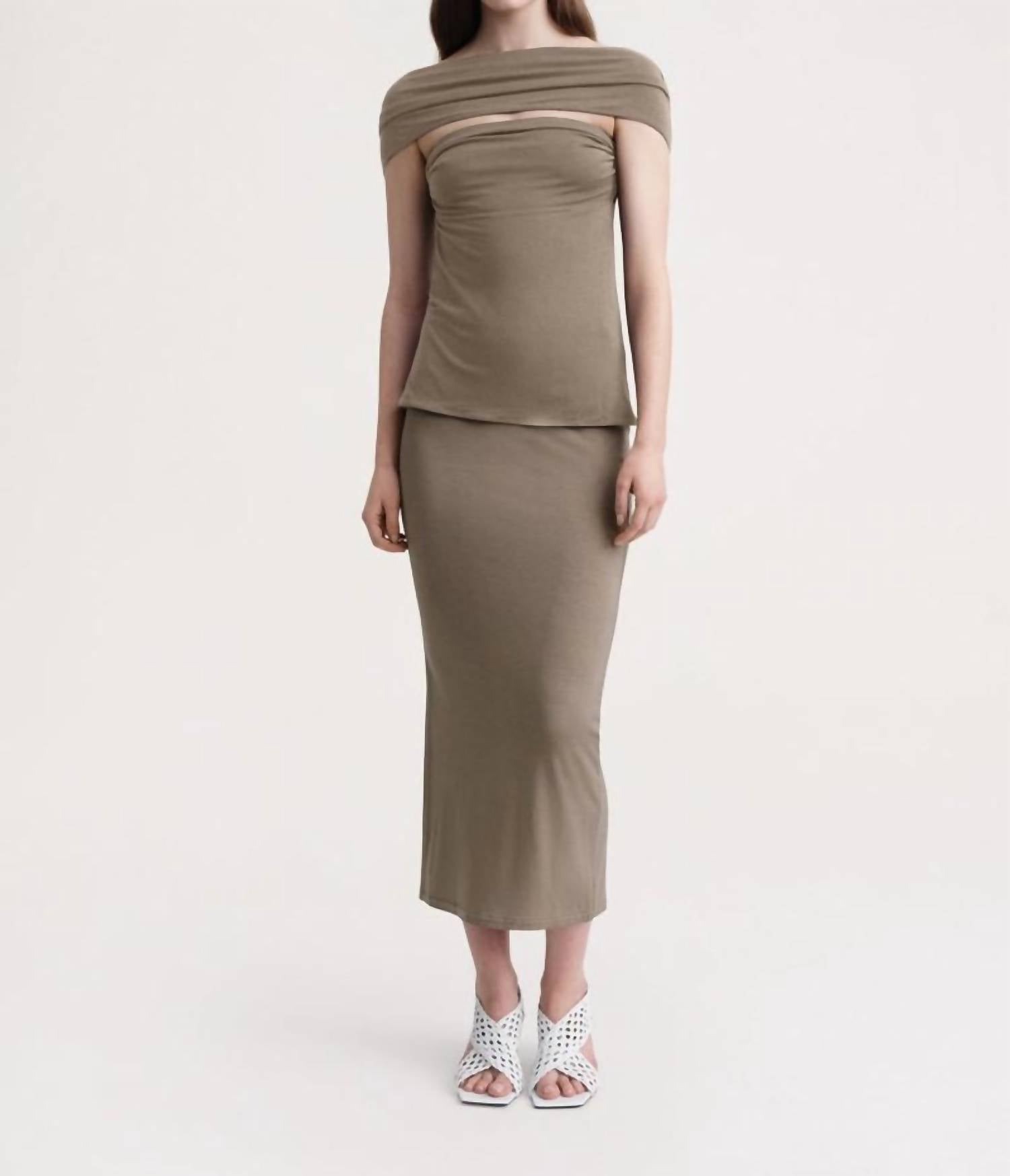 Toteme - Slip Through Knit Cut-out Top