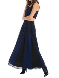 ALLISON NEW YORK BETHIE MAXI SKIRT in navy black - women's skirt - view 14