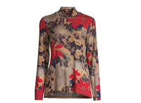 Johnny Was - CLARET MOCK NECK TOP