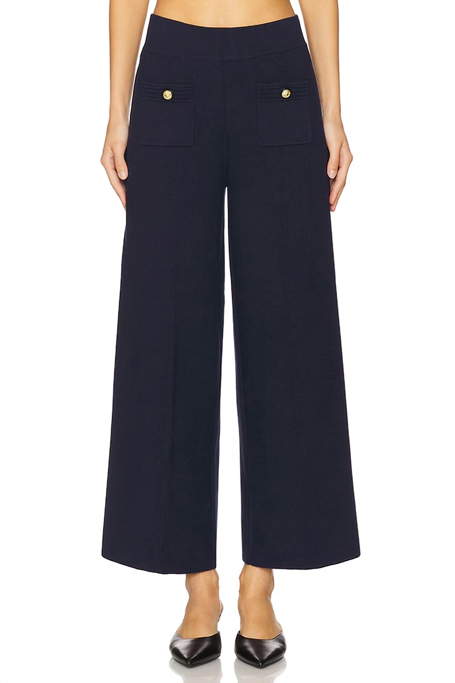 L'Agence - Madrid Wide Leg Knit Pants