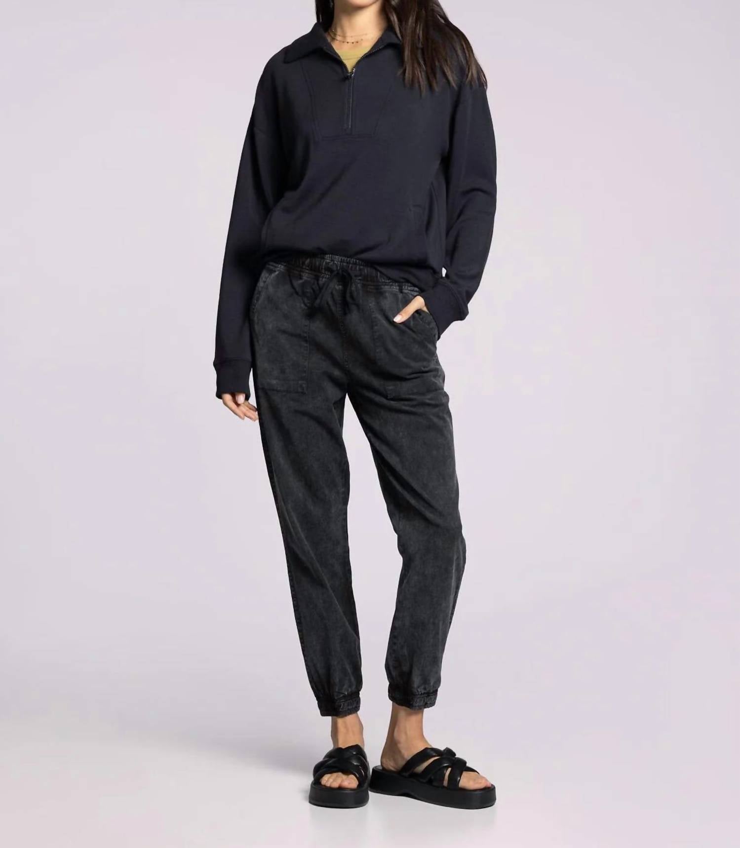 Thread & Supply Dylan Pants in black - women's pants - view 4