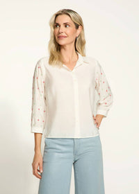 Fdj - Estelle Embellished Sleeve Shirt