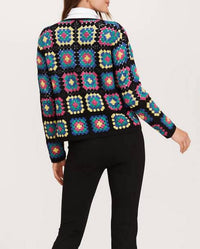 Tyler Boe - Floral Crochet Cardigan