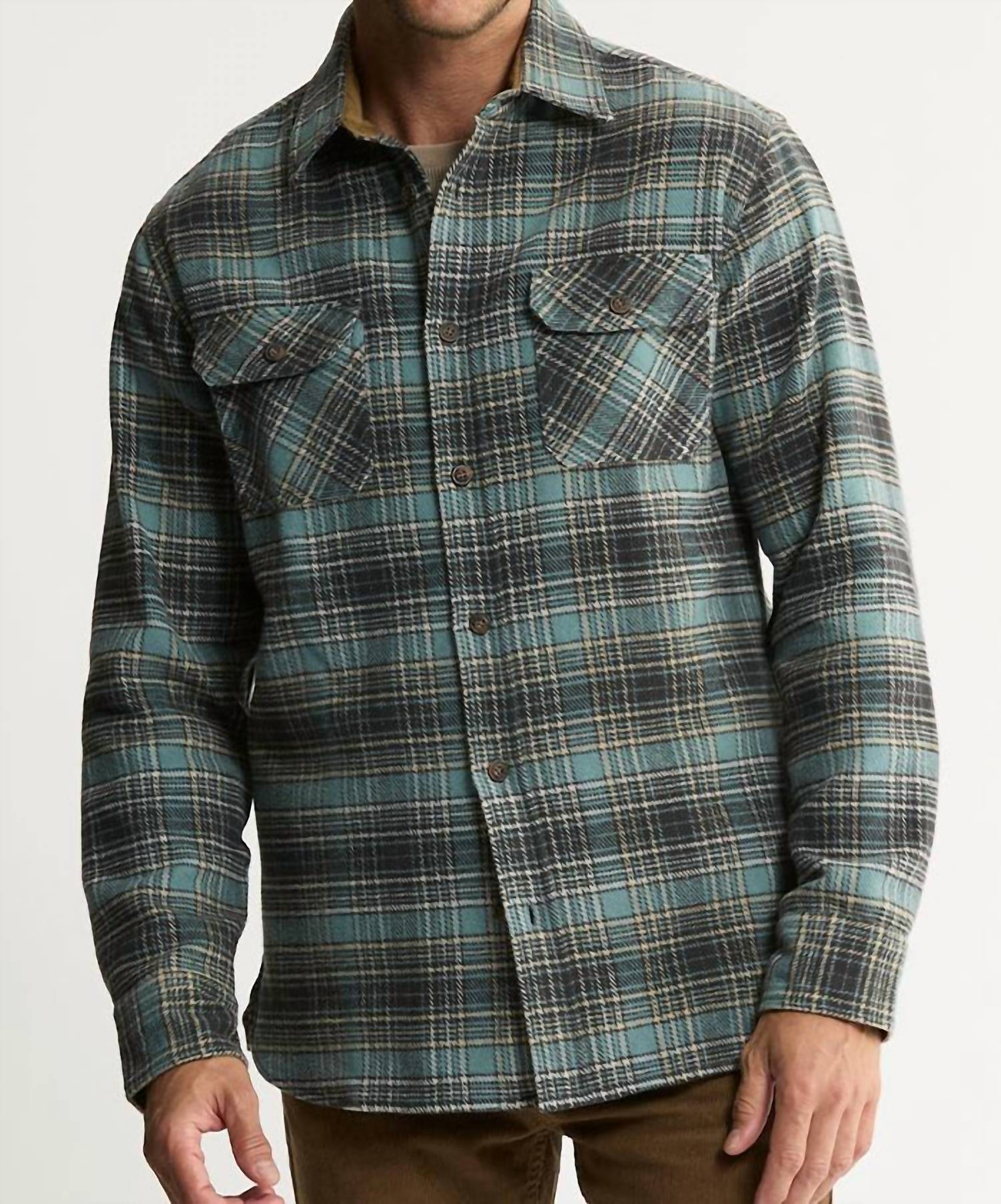 Jachs New York - Heritage Flannel Shirt and Thermal Crewneck Set - 2-Pack