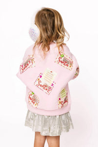 Queen Of Sparkles - Kids Letters To Santa Sweatshirt