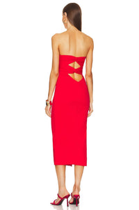 Katie May - Ashun Midi Strapless Dress