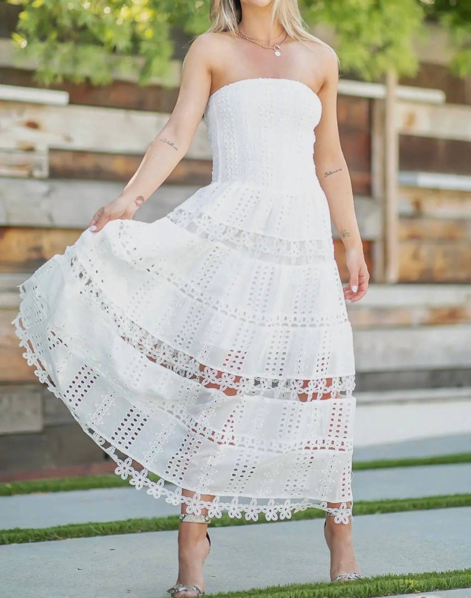 Strut & Bolt - Carlina Eyelet Dress
