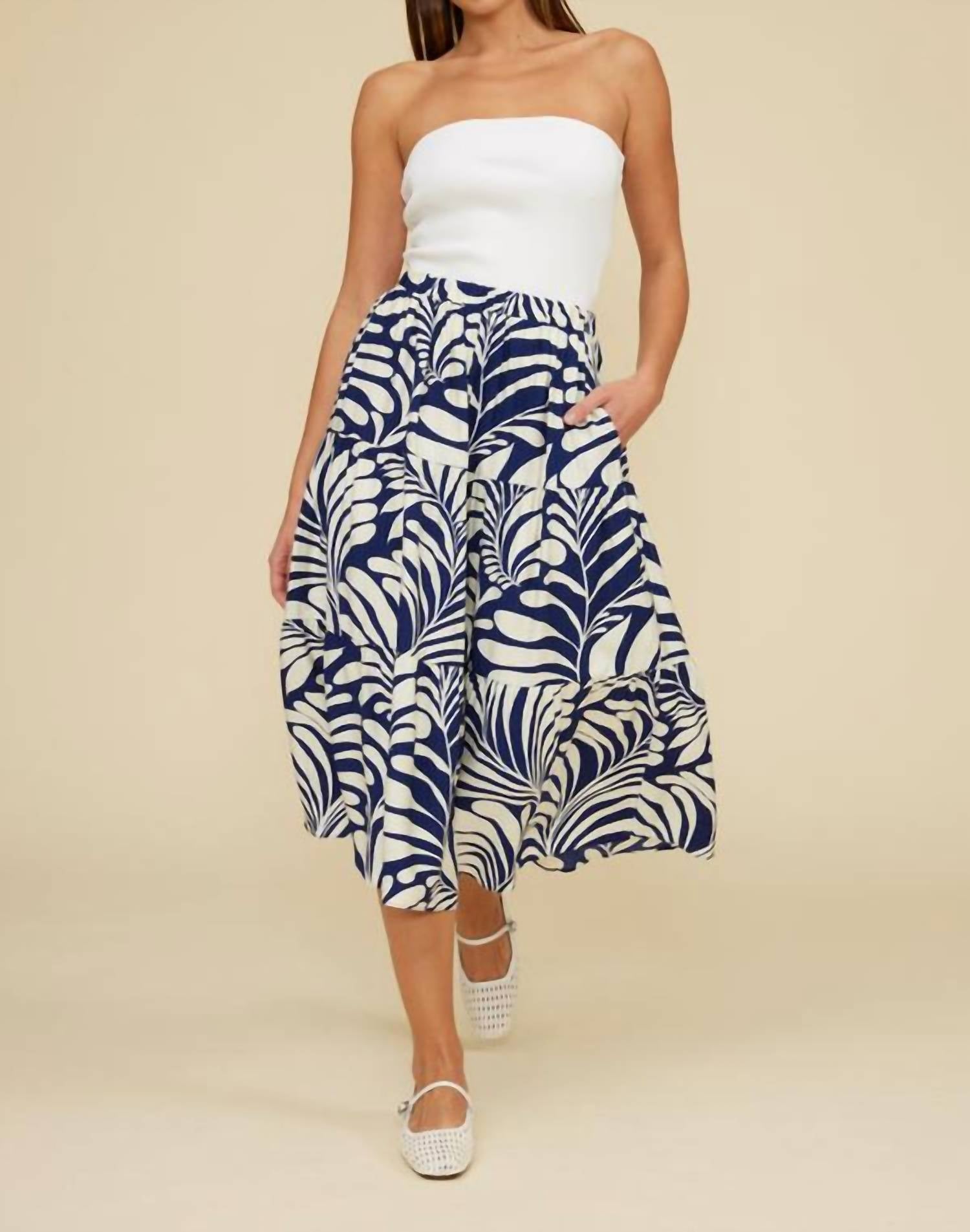 Lucy Paris - Bloom Midi Skirt