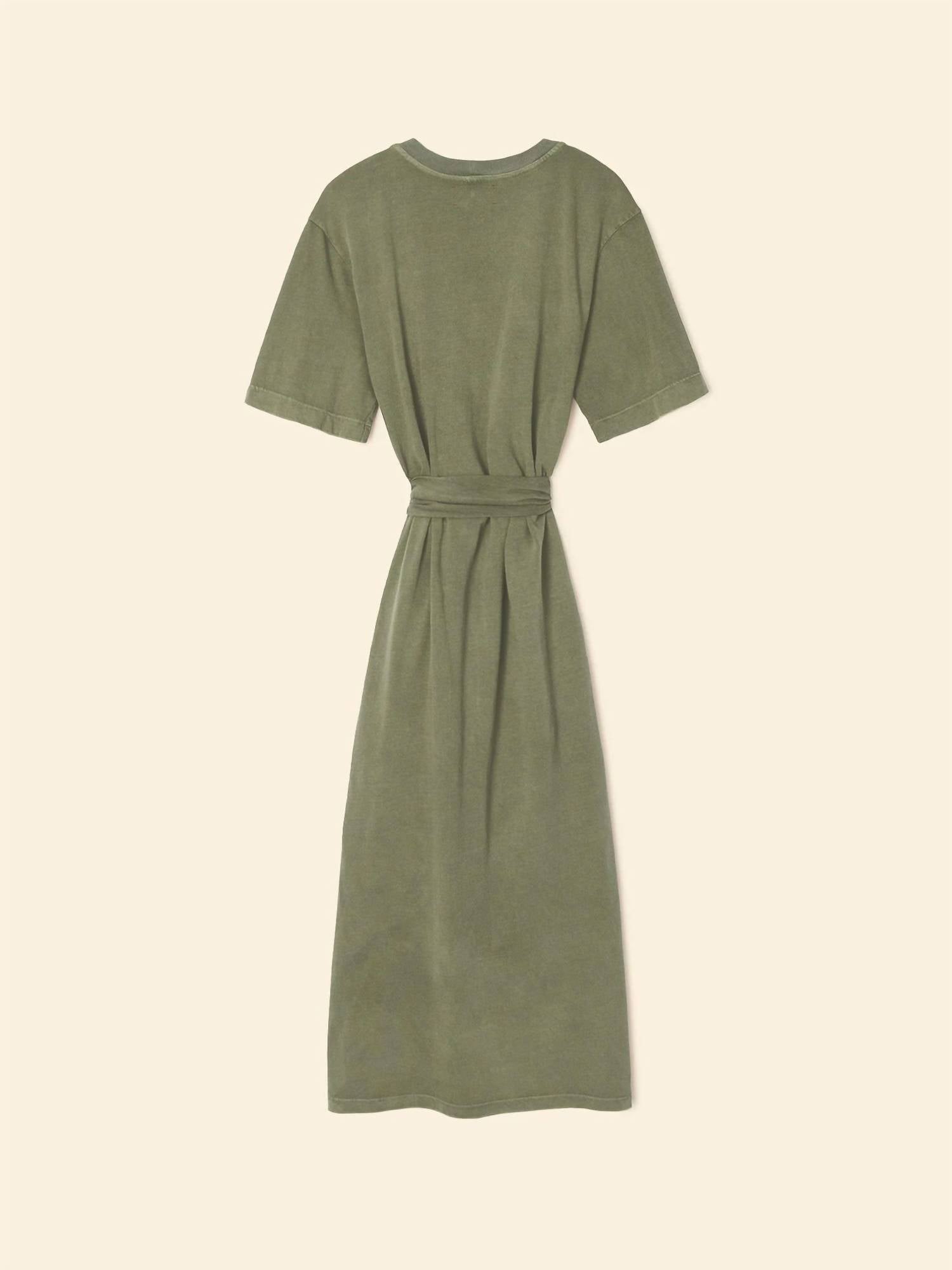 XIRENA Women's Tianna Dress in vintage seagrass - women's dress - detail view