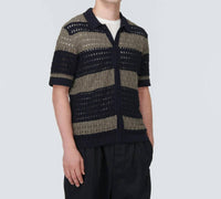 Orlebar Brown - Fabien Crochet Cotton And Linen Shirt