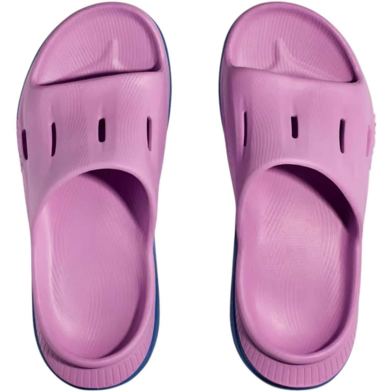 Hoka Unisex Ora Recovery Slide in cyclamen coastal sky - item - view 4