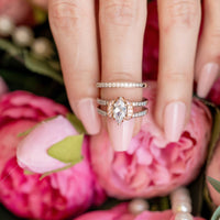 Starlette Women's Reagan Ring in pink - women's jewelry - alternate view